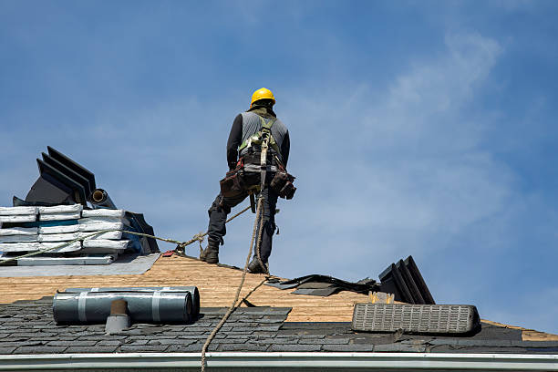 Professional Metal Roofing technician working in Saline, MI